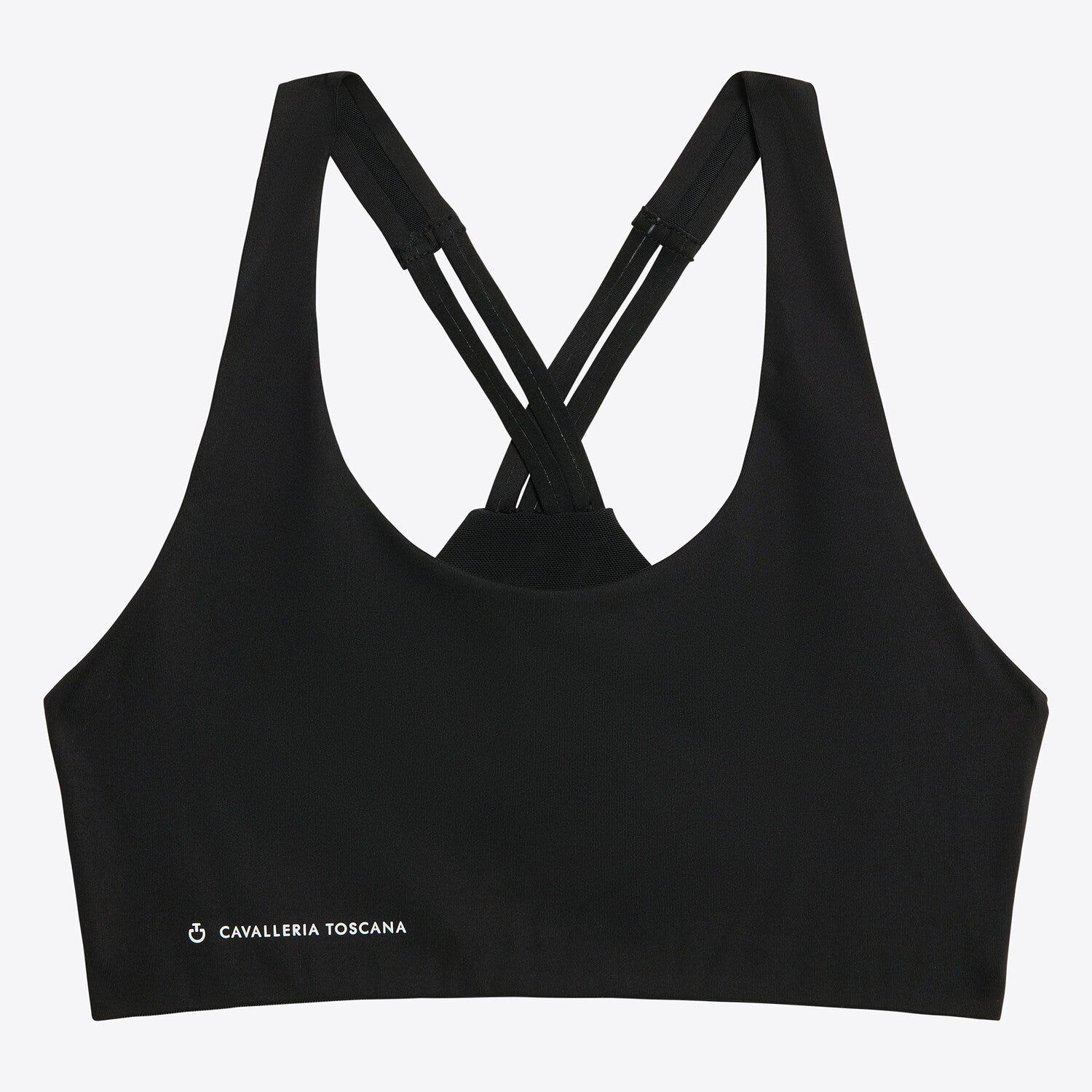 Cavalleria Toscana Cavalleria Toscana Women’s Sports Bra BLACK-1