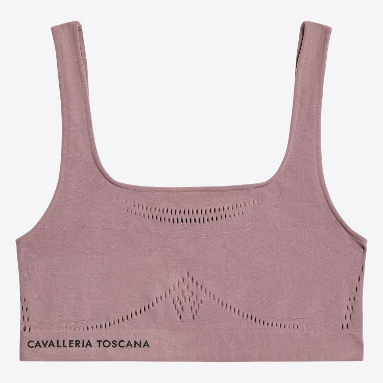 Cavalleria Toscana Women's Technical Knit Sports Bra
