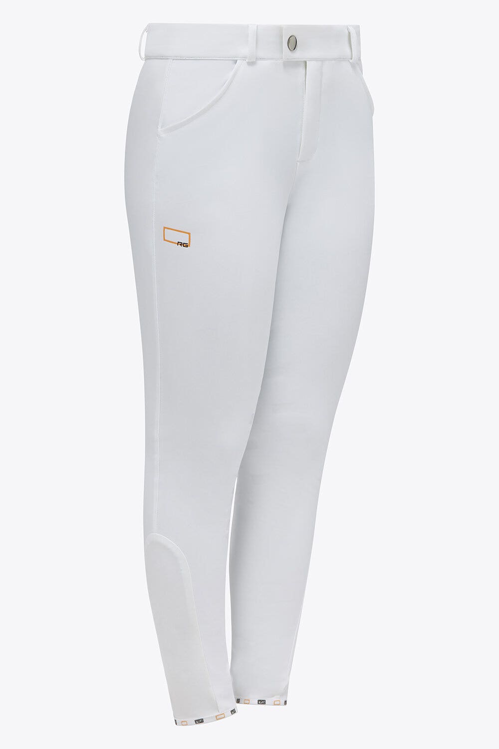 Rider's Gene Rider's Gene Unisex Full Grip Breeches for kids WHITE-1