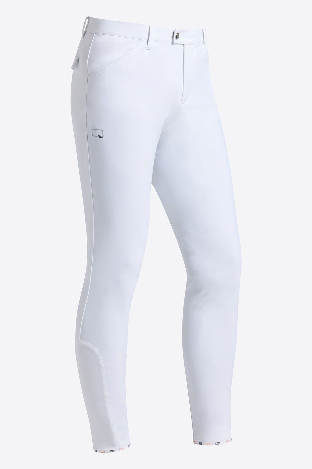 Rider's Gene Rider's Gene men's knee grip jumping breeches WHITE-1