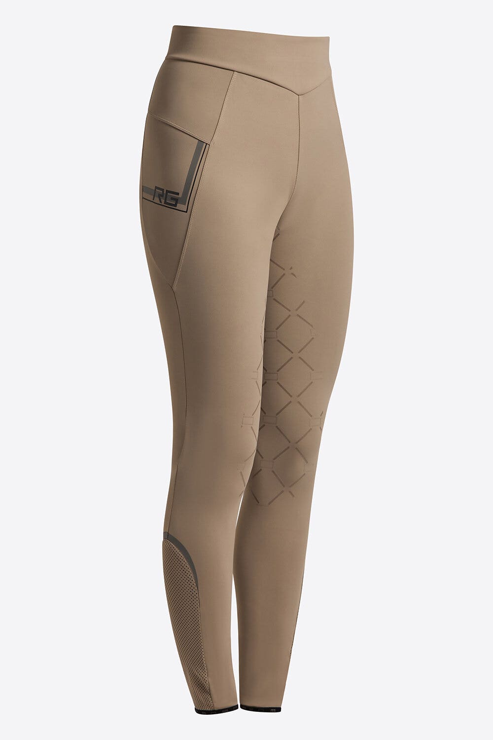 Rider's Gene RG Full Grip Leggins w/poket HAZELNUT-1
