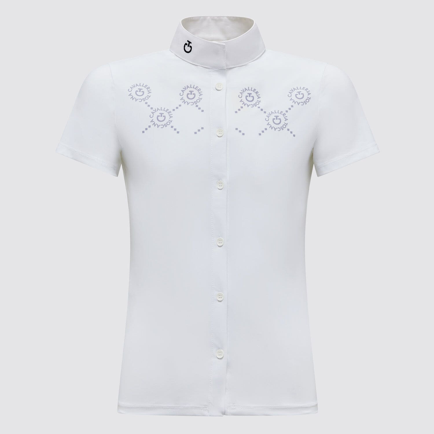 Cavalleria Toscana CT Mini Orbit jersey Competition Shirt WHITE-1