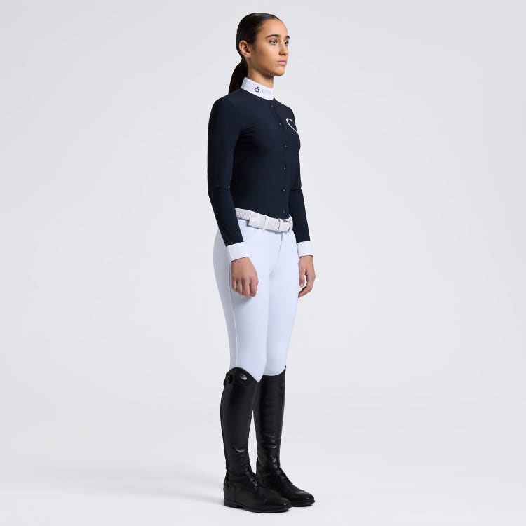 Girls' Cavalleria Toscana Jersey Competition Shirt with Printed Logo