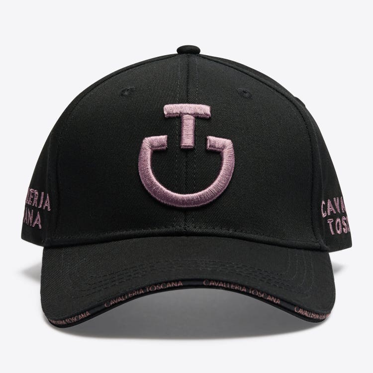 Cavalleria Toscana Cotton baseball cap with an embroidered logo
