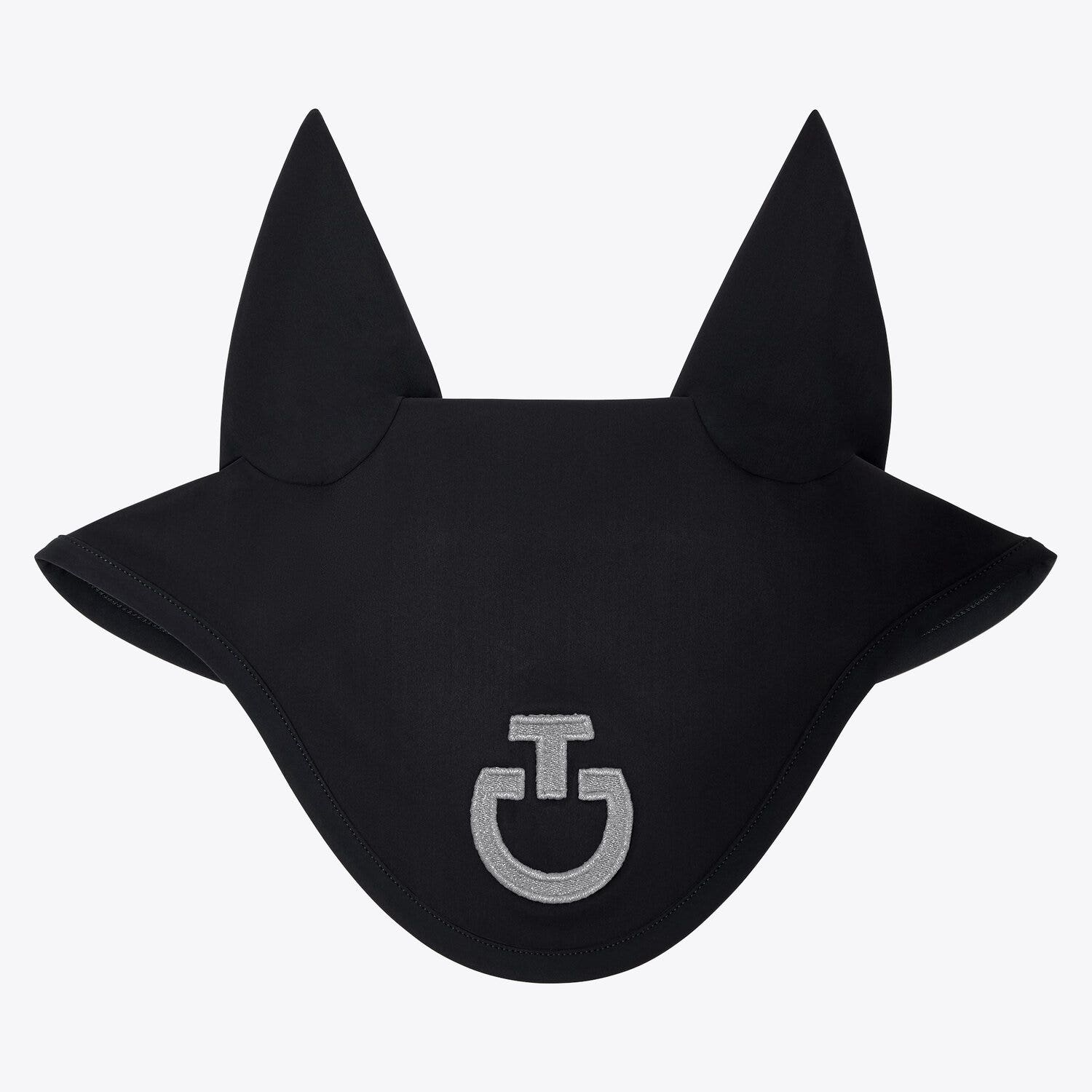 Cavalleria Toscana Jersey horse earnet BLACK/LIGHT GREY-1