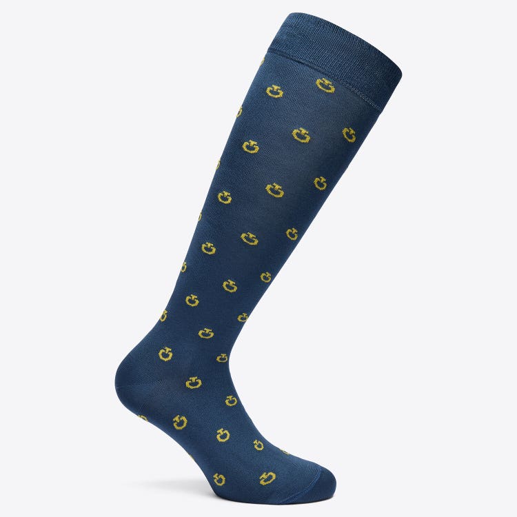 Cavalleria Toscana Mini CT Jacquard Logo Socks