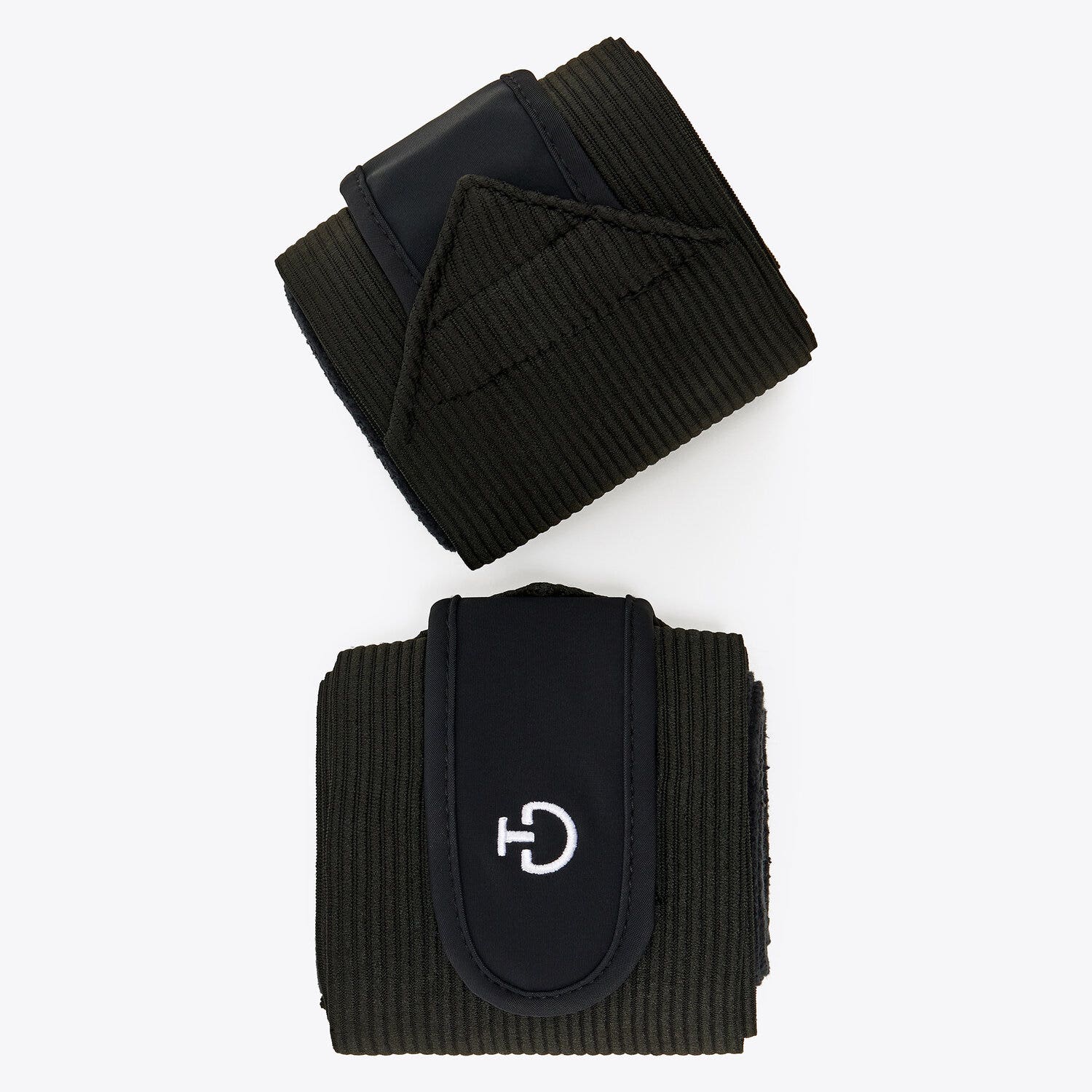 Cavalleria Toscana Stretch fleece bandages BLACK-1