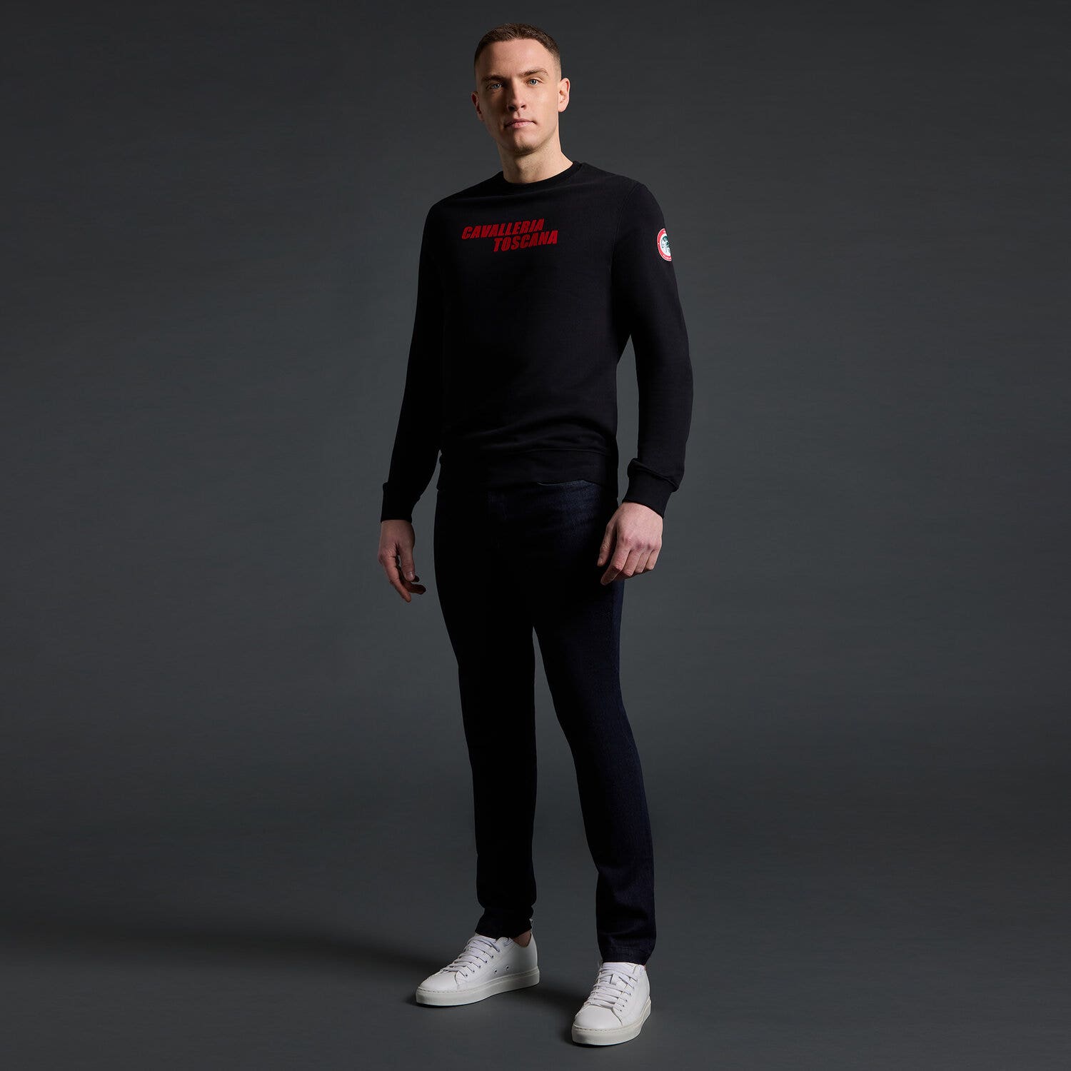 Cavalleria Toscana Cavalleria Toscana x Rome Gladiators Men's Sweatshirt BLACK-1