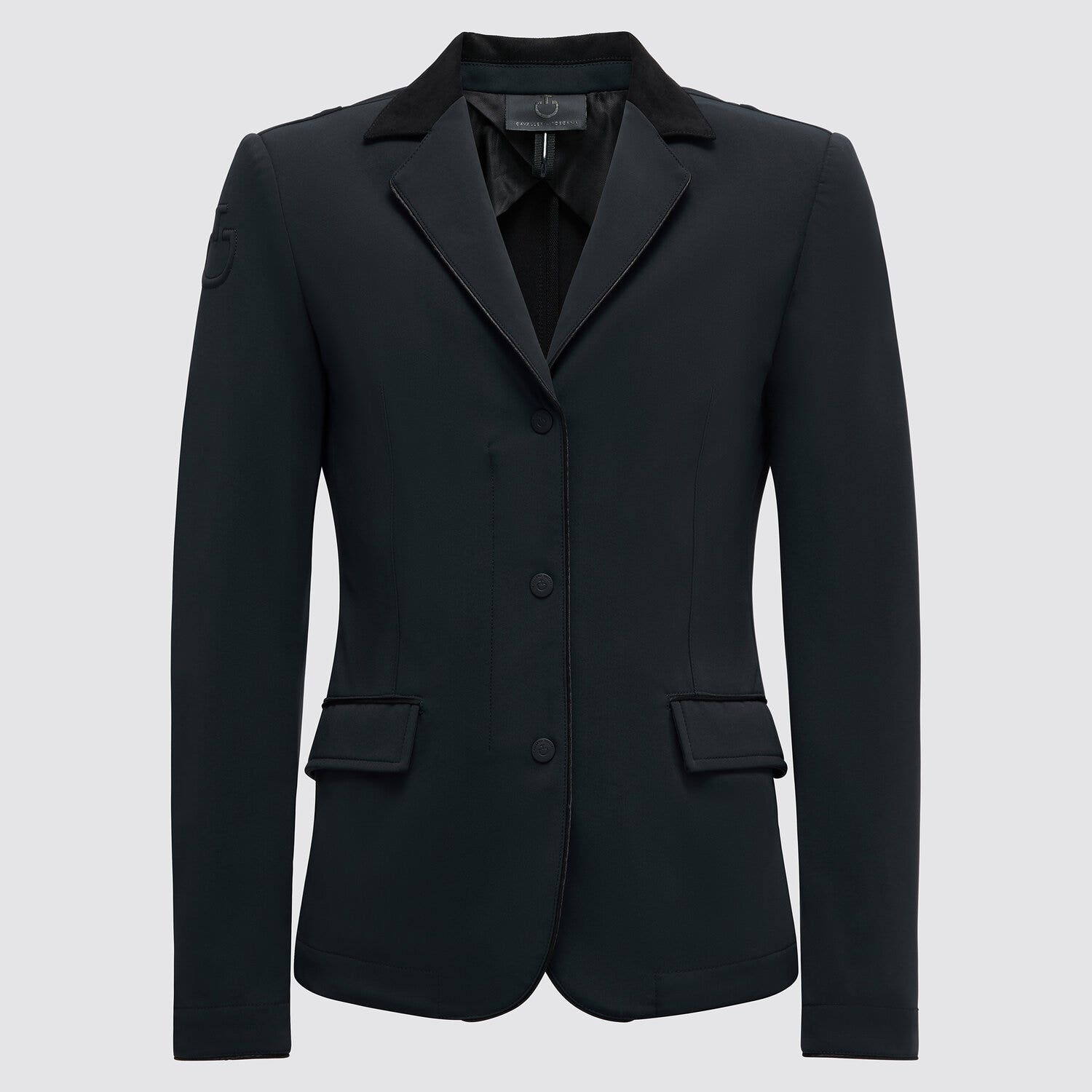 Cavalleria Toscana GP Girl's Zip Competition Jacket BLACK-1