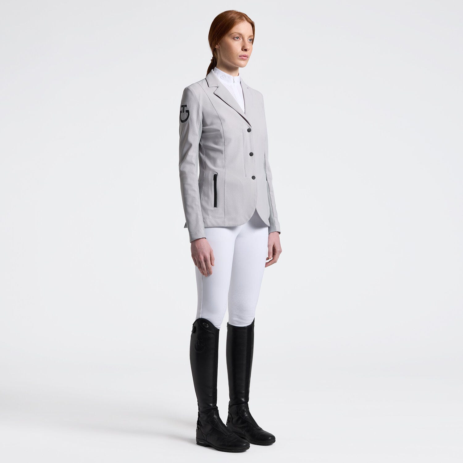 Cavalleria Toscana Revolution Women's perforated Competition jacket with zip