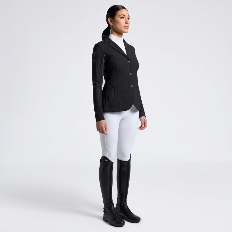 Cavalleria Toscana Revolution Women's perforated Competition jacket with zip