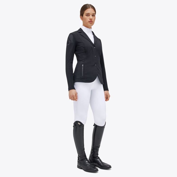 Cavalleria Toscana Revolution Women's perforated Competition jacket with zip
