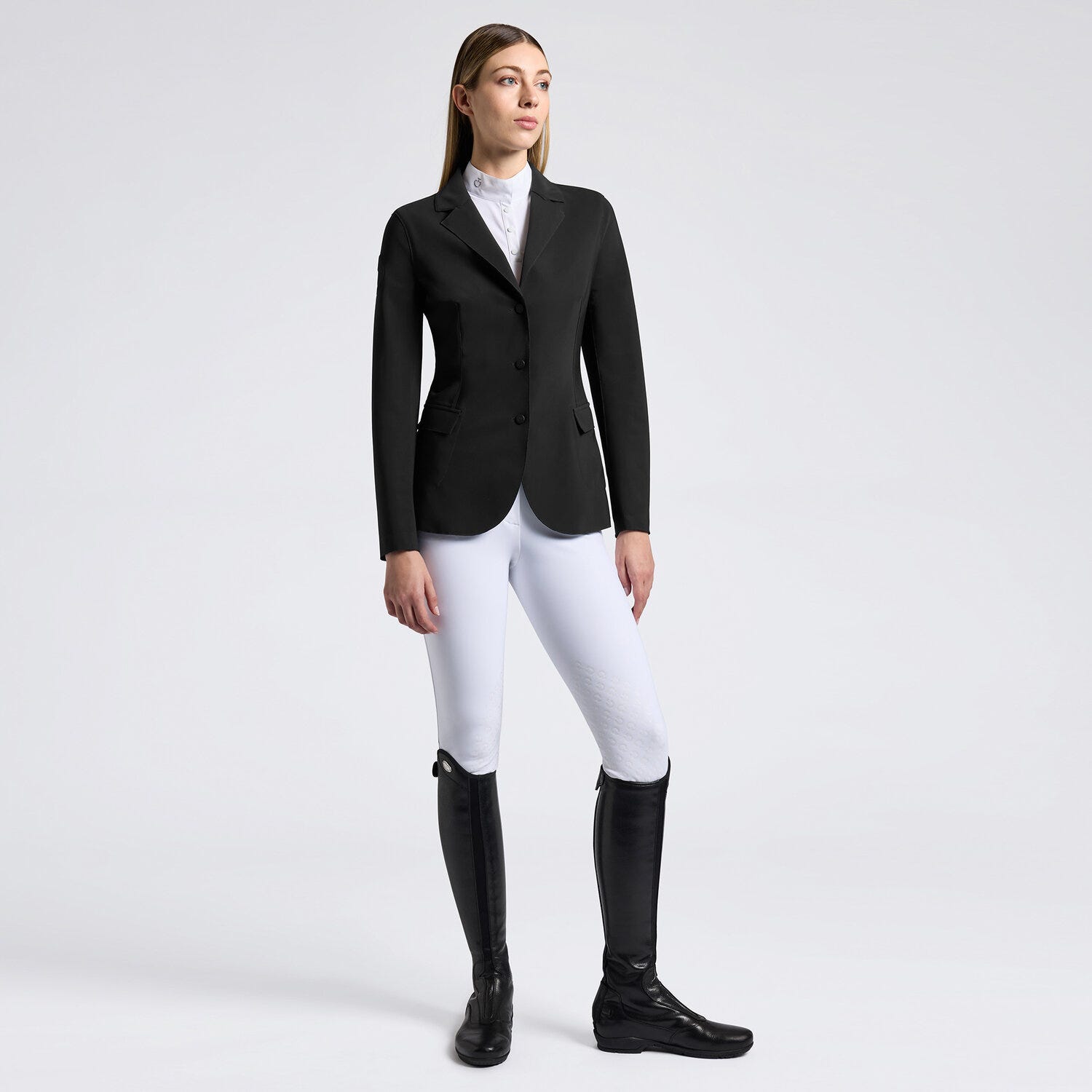 Cavalleria Toscana Women's Raw Cut Competition Jacket with buttons