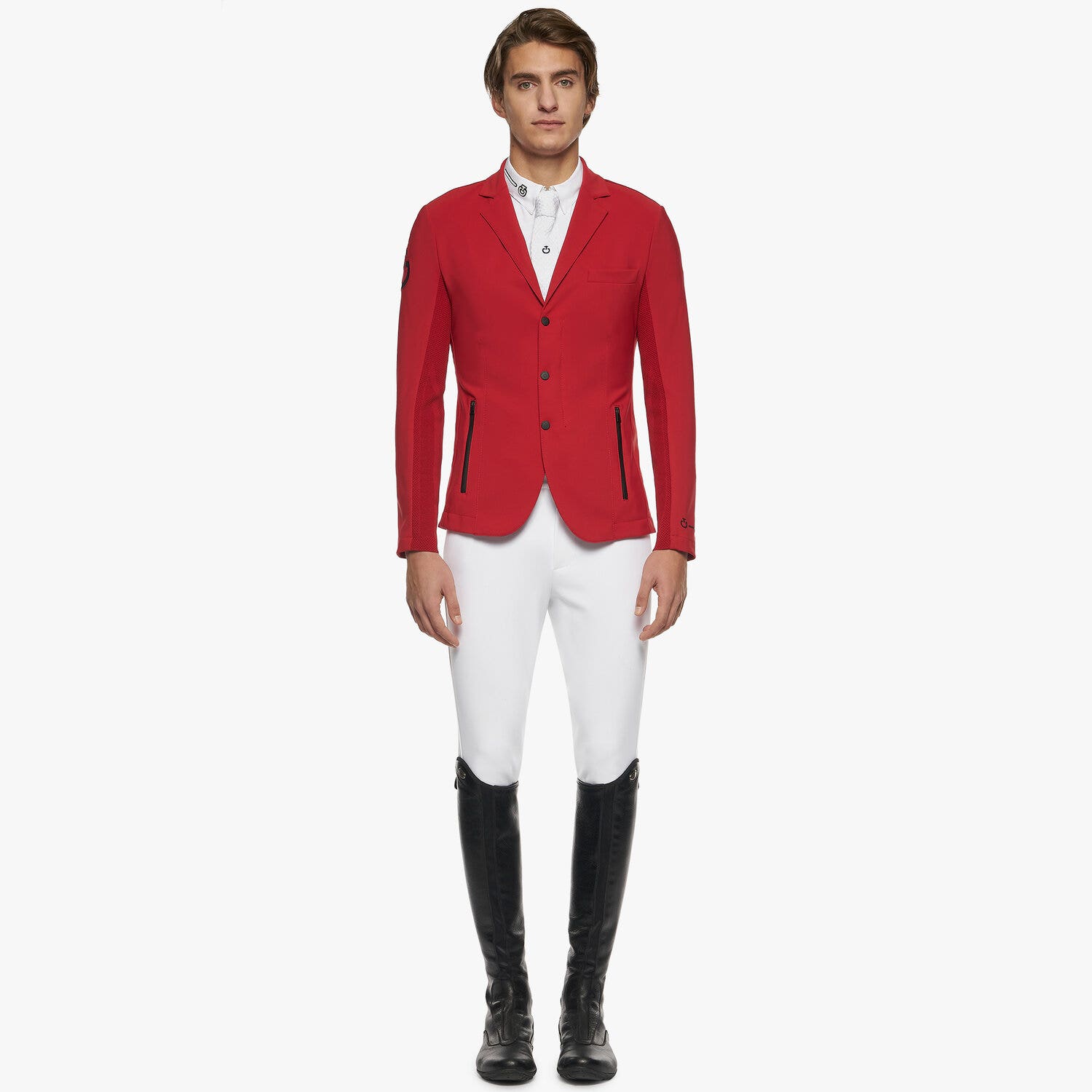 Cavalleria Toscana Cavalleria Toscana Men's Revolution competition jacket RED-1