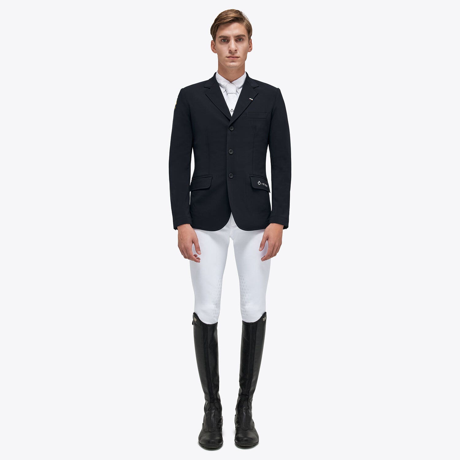 Cavalleria Toscana Men's FISE competition jacket NAVY-1