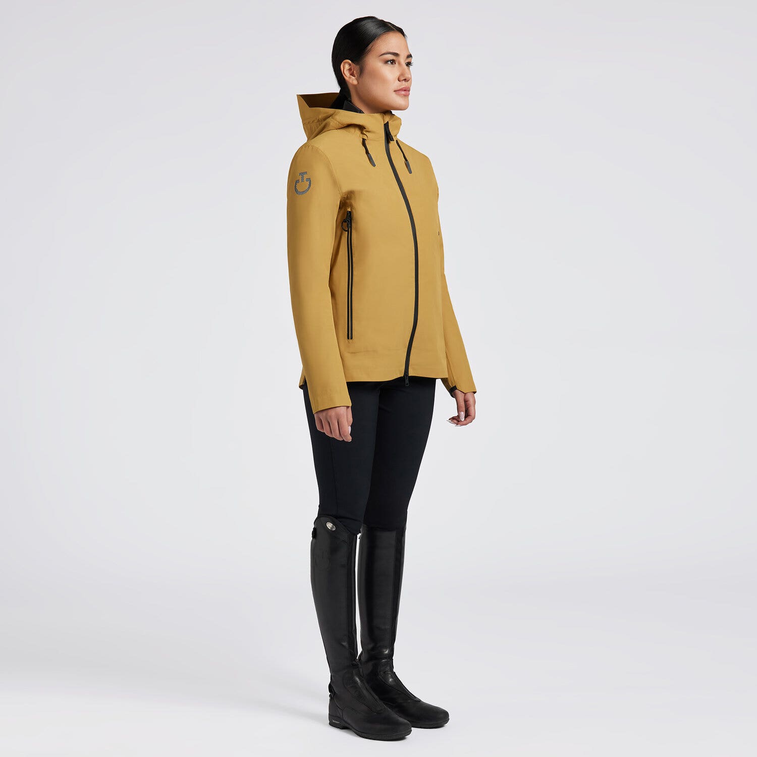 Cavalleria Toscana Cavalleria Toscana Women's Revolution 3 way jacket GOLDEN OCHRE-1