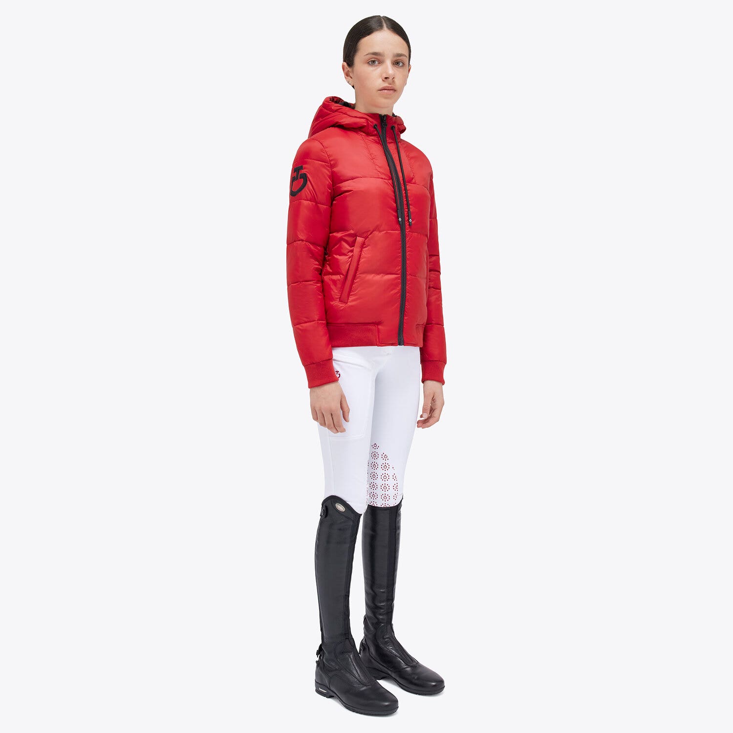 Cavalleria Toscana Unisex Puffer jacket RED-1