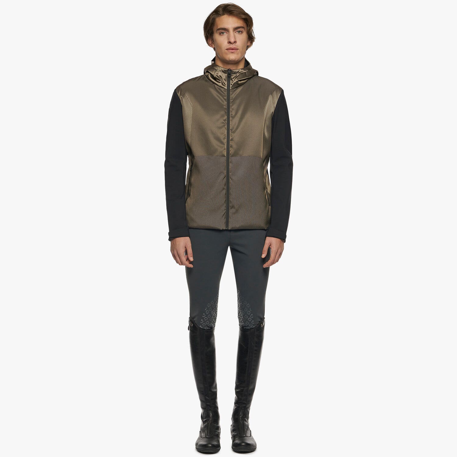 Cavalleria Toscana Man Nylon Jacket BLACK-1