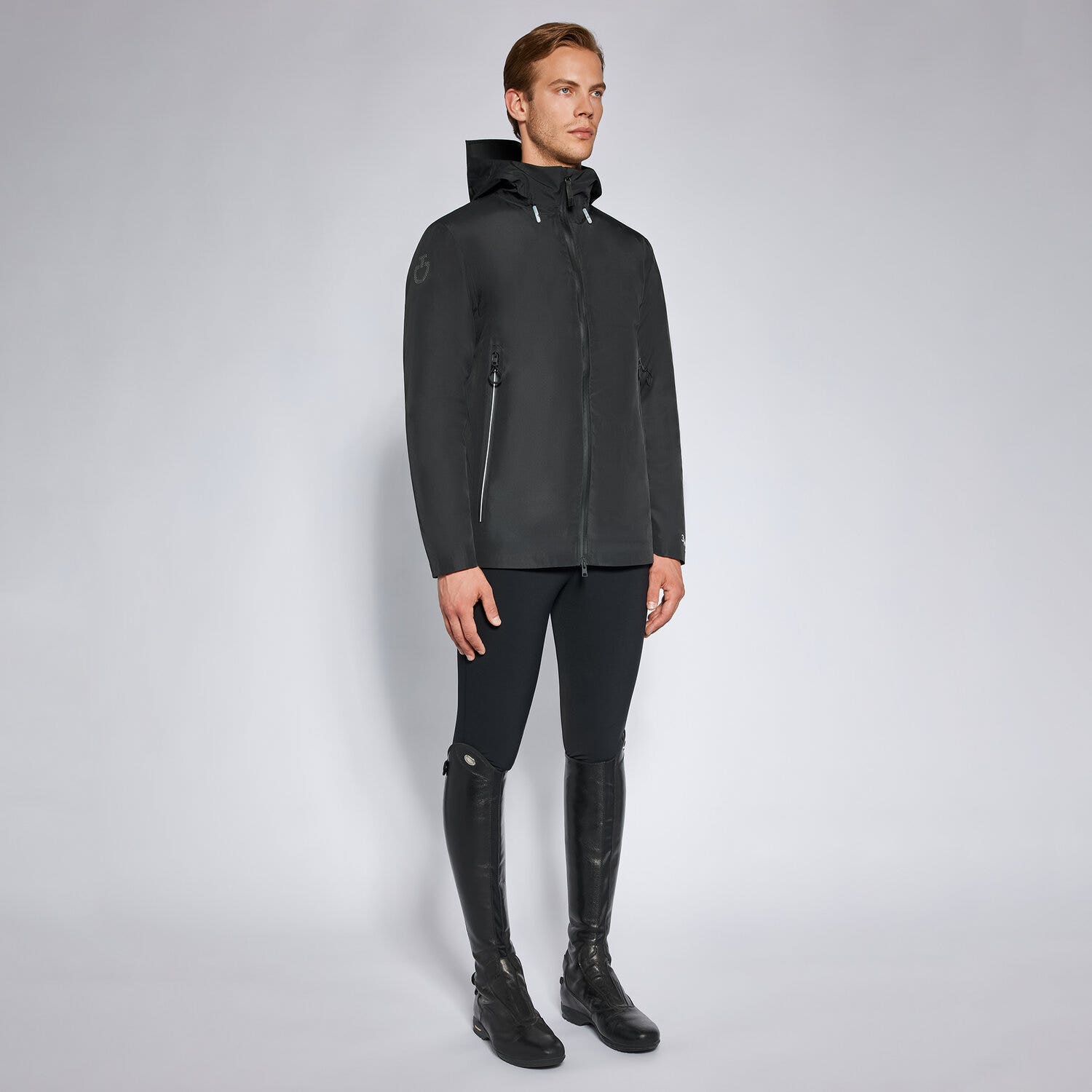 Cavalleria Toscana Women's Revolution 3 way jacket BLACK-1