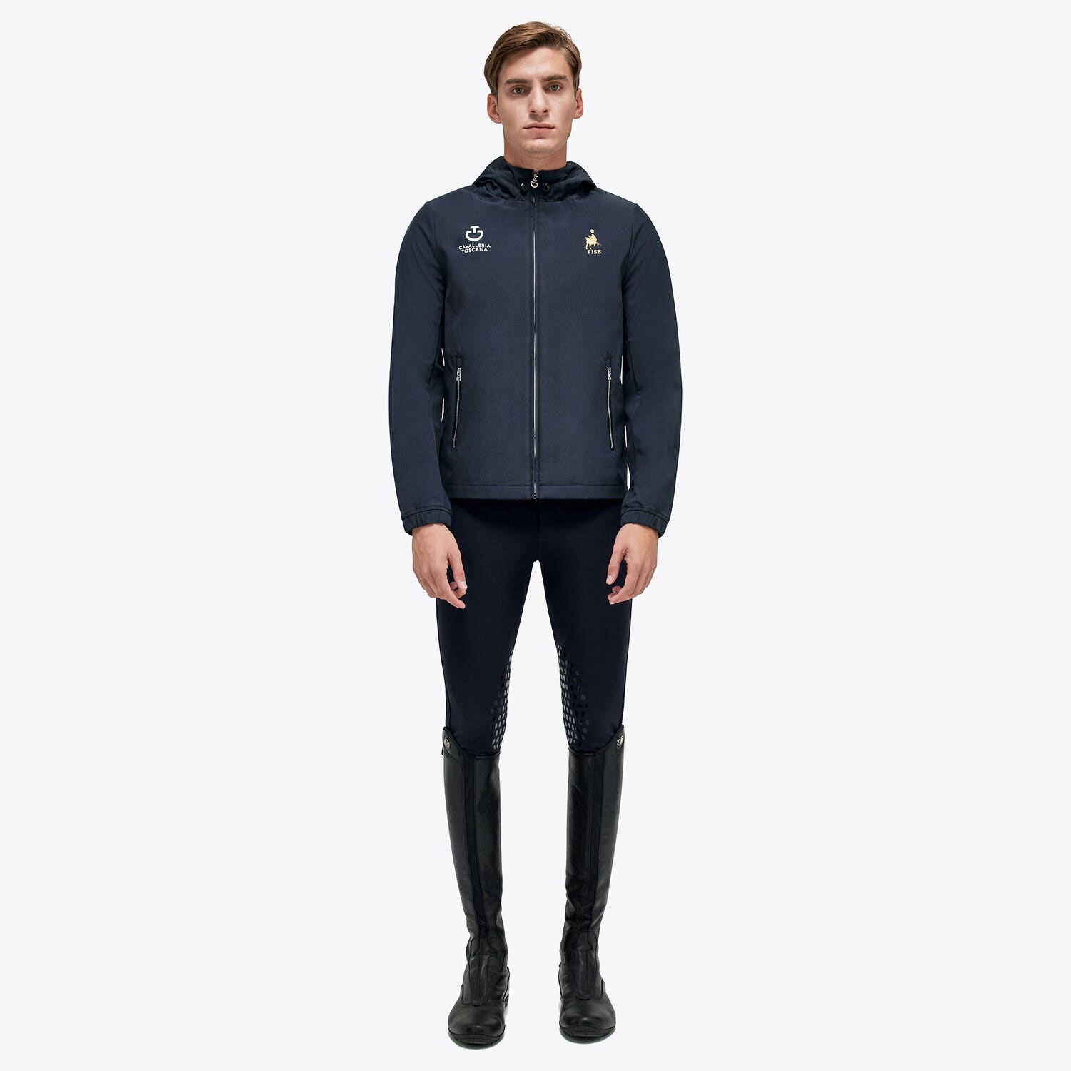 Cavalleria Toscana FISE men's softshell NAVY-1