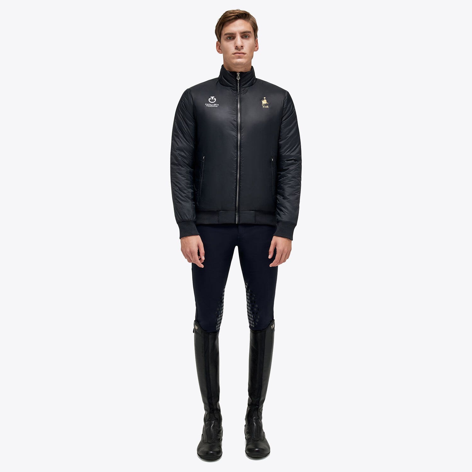Cavalleria Toscana FISE men's bomber NAVY-1