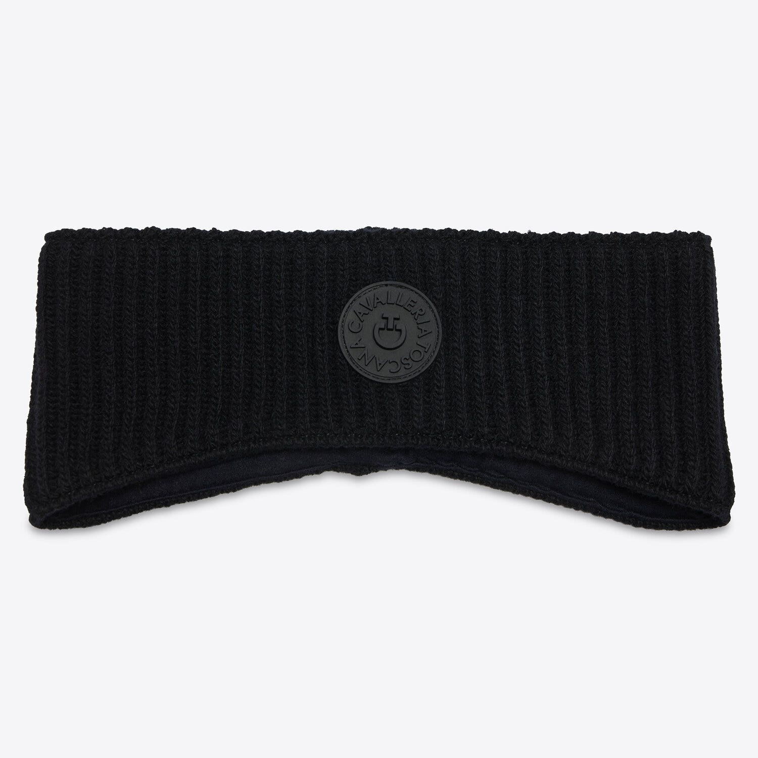 Cavalleria Toscana Cavalleria Toscana Lambswool Ear Warmer BLACK-1