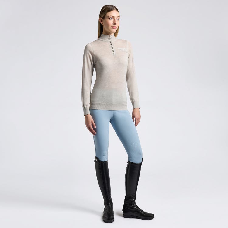 Cavalleria Toscana Women's Sweater in Knitted Light Wool