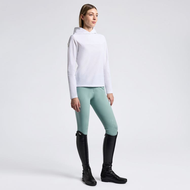 Cavalleria Toscana Women's Technical Crew Neck Hoodie