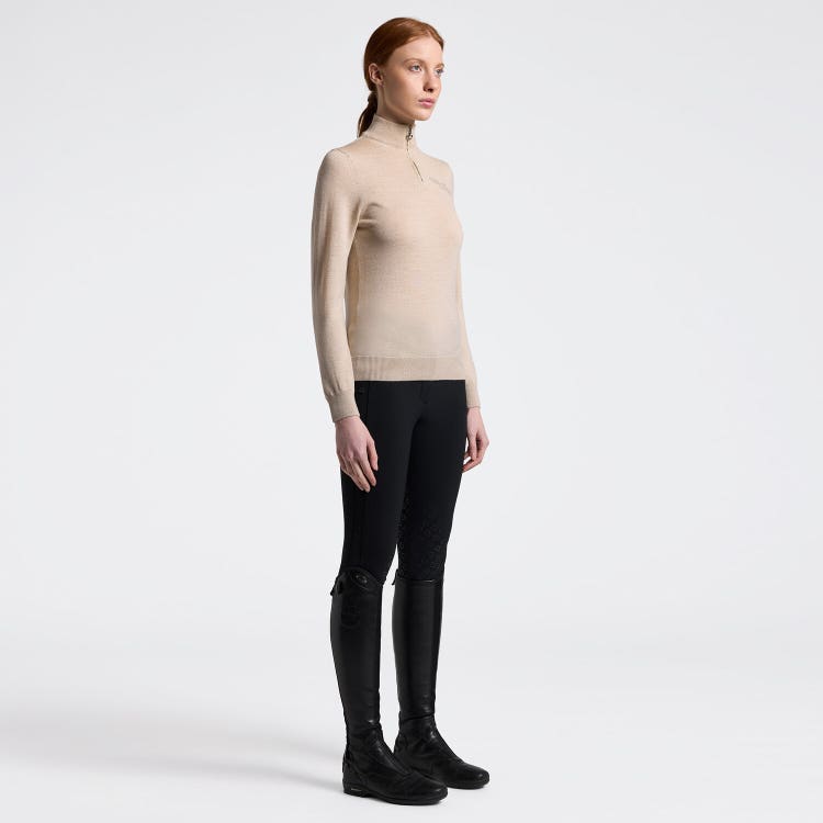 Cavalleria Toscana Women's Sweater in Knitted Light Wool