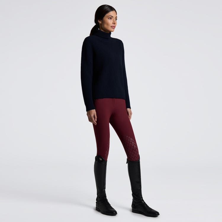 Cavalleria Toscana Women's Pure Wool Turtleneck Sweater