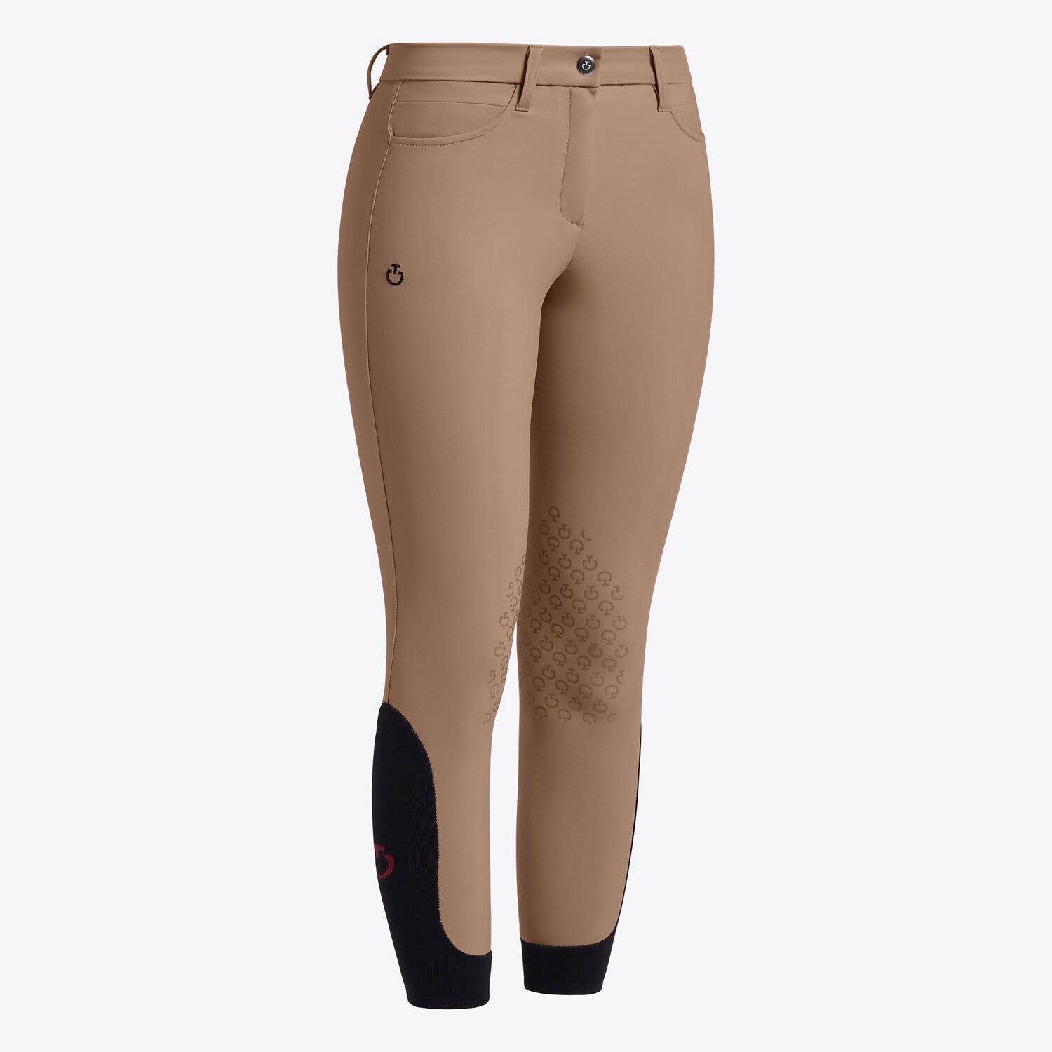 Cavalleria Toscana Cavalleria Toscana Girl's jumping knee grip breeches WALNUT-1