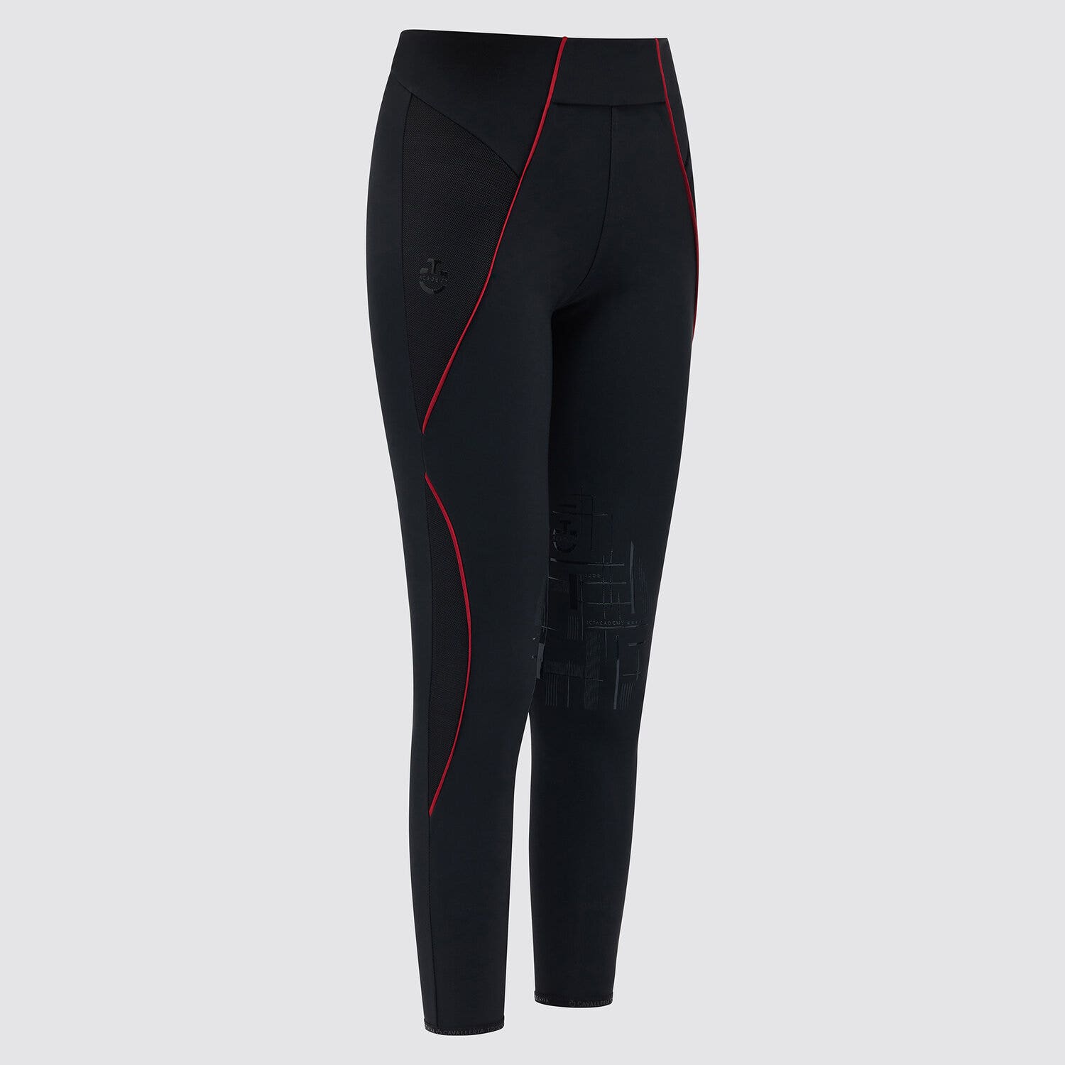 Cavalleria Toscana CT Academy Jersey Girl's Leggins BLACK-1