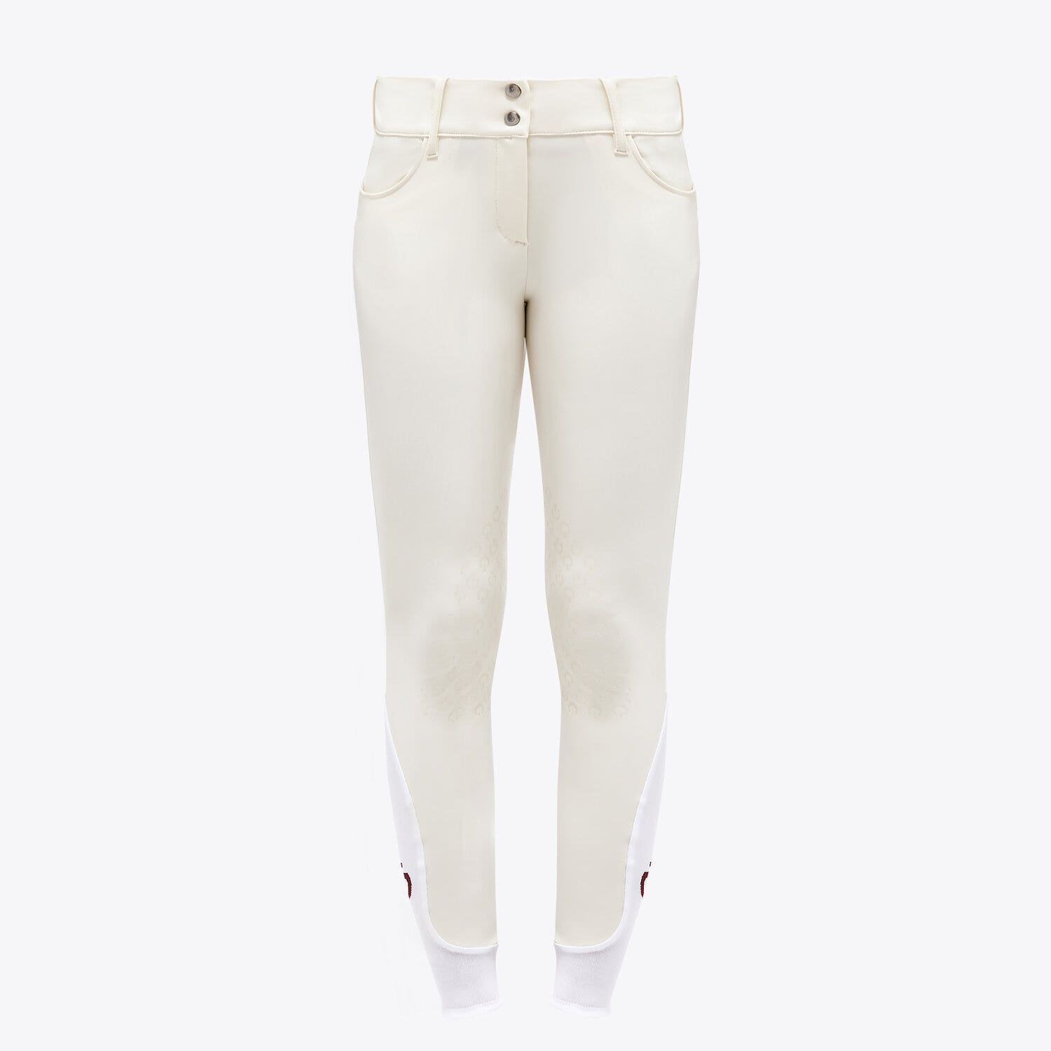 Cavalleria Toscana Women's high rise jumping breeches Off-White-1