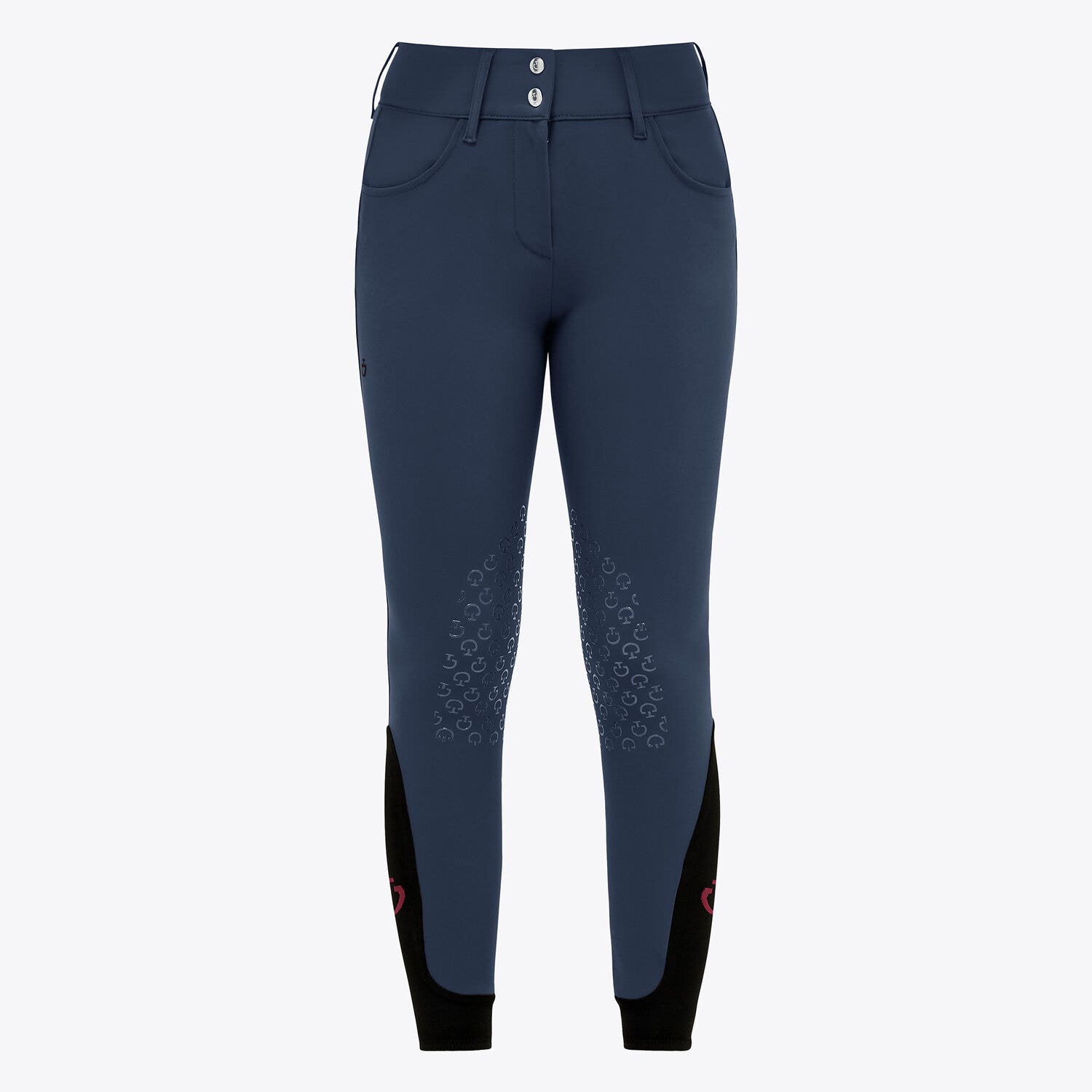Cavalleria Toscana Women's high rise jumping breeches ATLANTIC BLUE-1