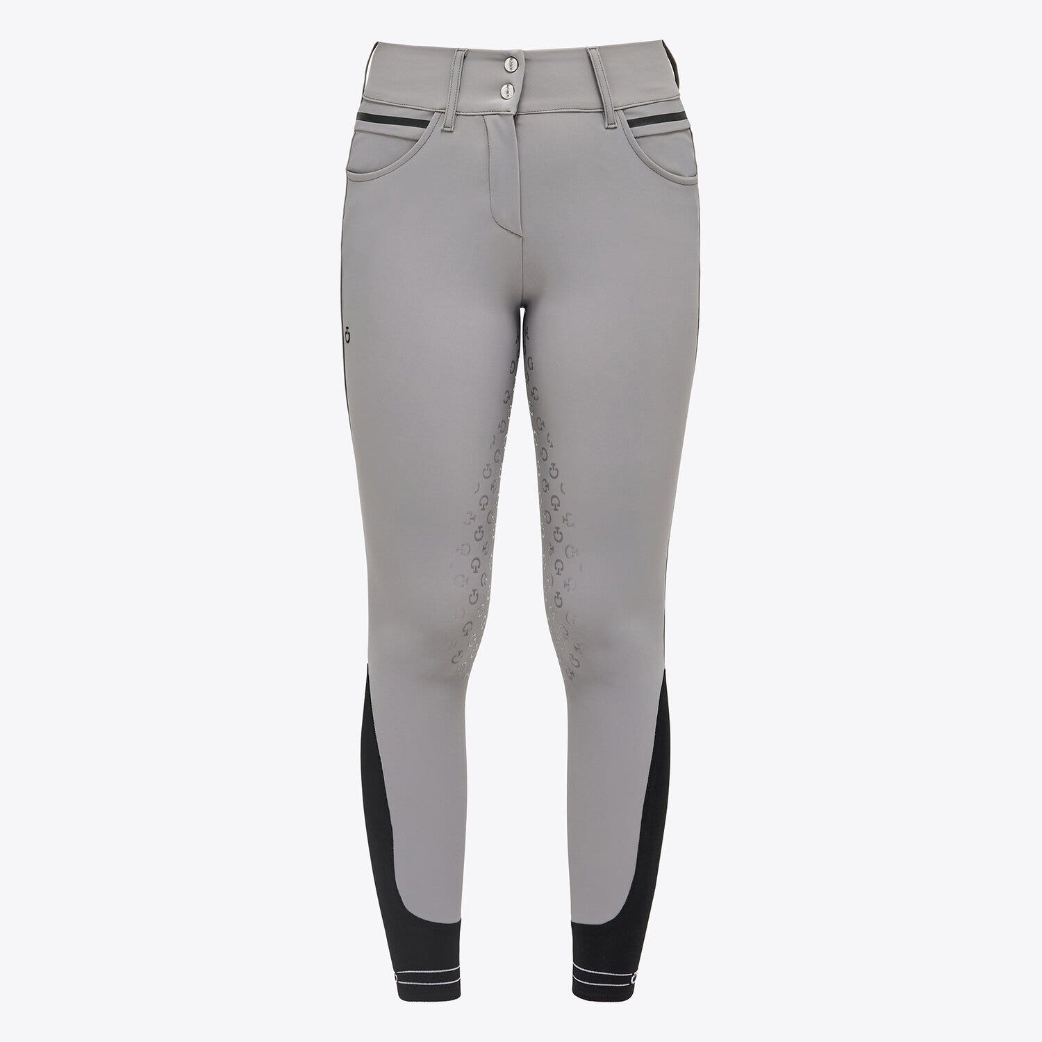 Cavalleria Toscana Women’s four-way stretch performance breeches MEDIUM GREY-1