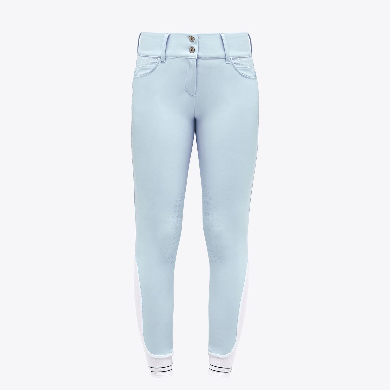 Cavalleria Toscana Women's jumping  Riding Breeches POWDER BLUE-1