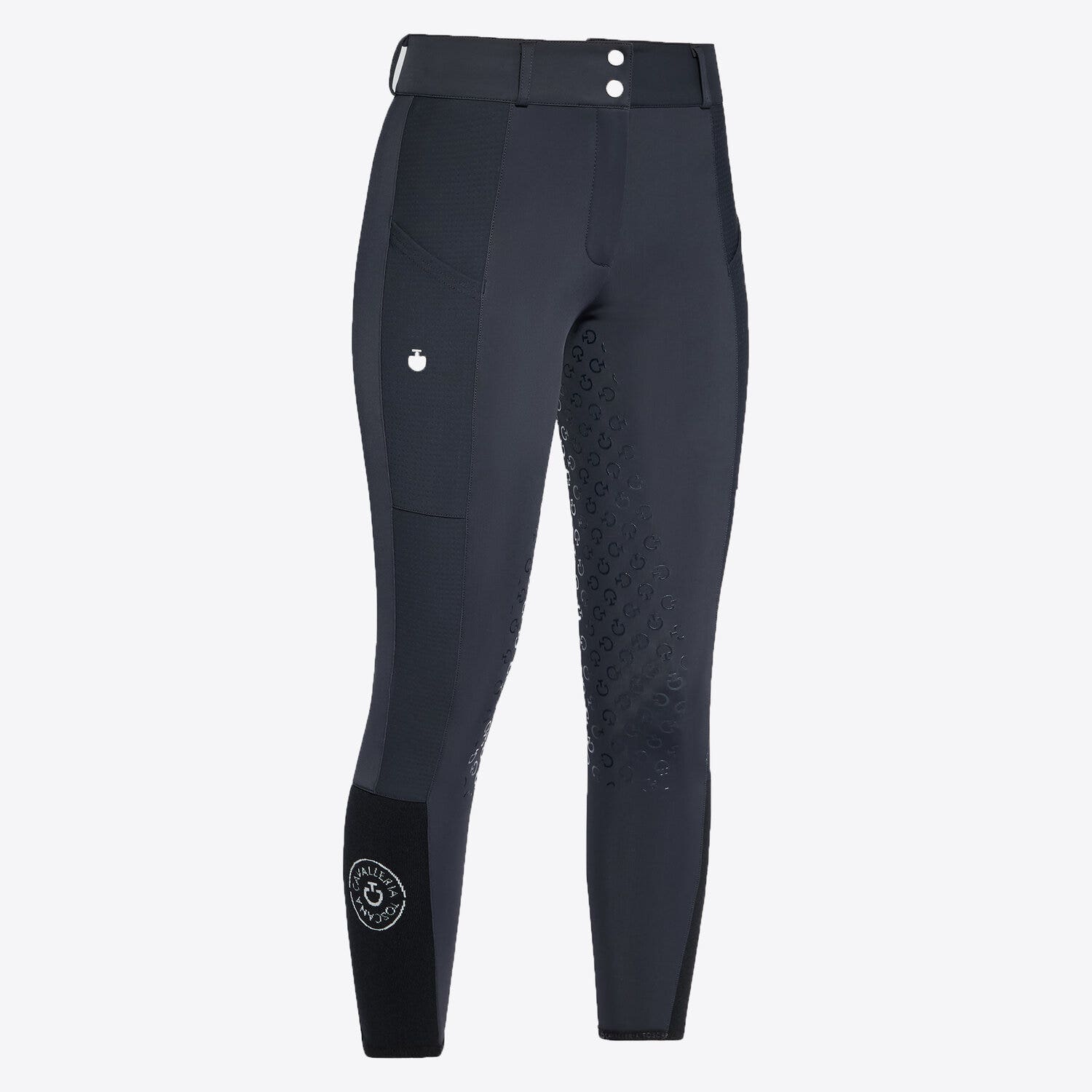 Cavalleria Toscana Women's full grip dressage breeches NAVY-1