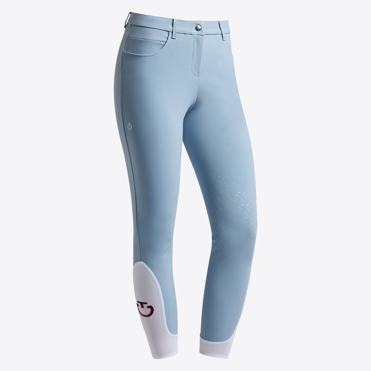 Cavalleria Toscana Cavalleria Toscana Women's knee grip jumping breeches BLUE FOG-1