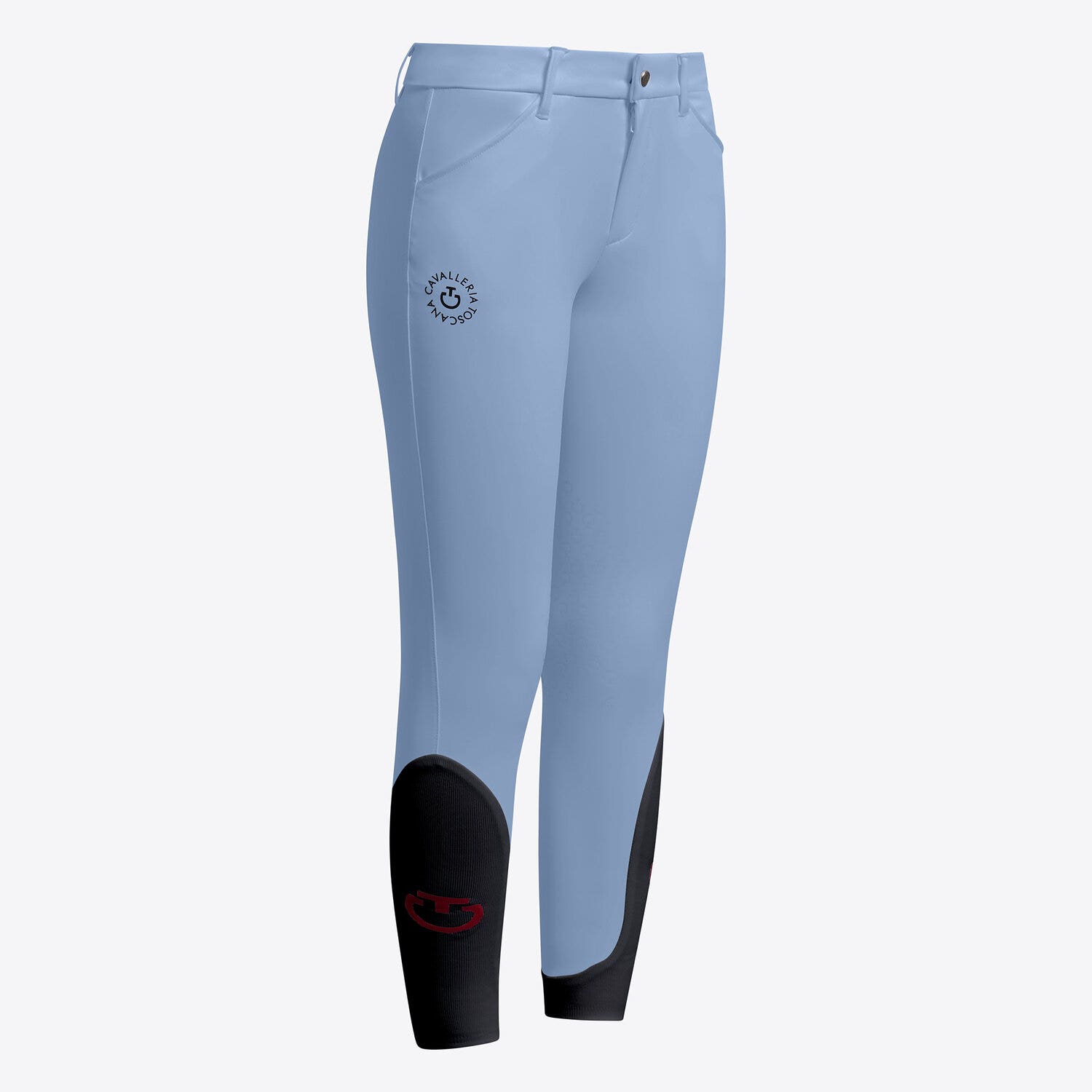 Cavalleria Toscana Cavalleria Toscana Unisex Young rider's knee grip jumping breeches Light blue-1