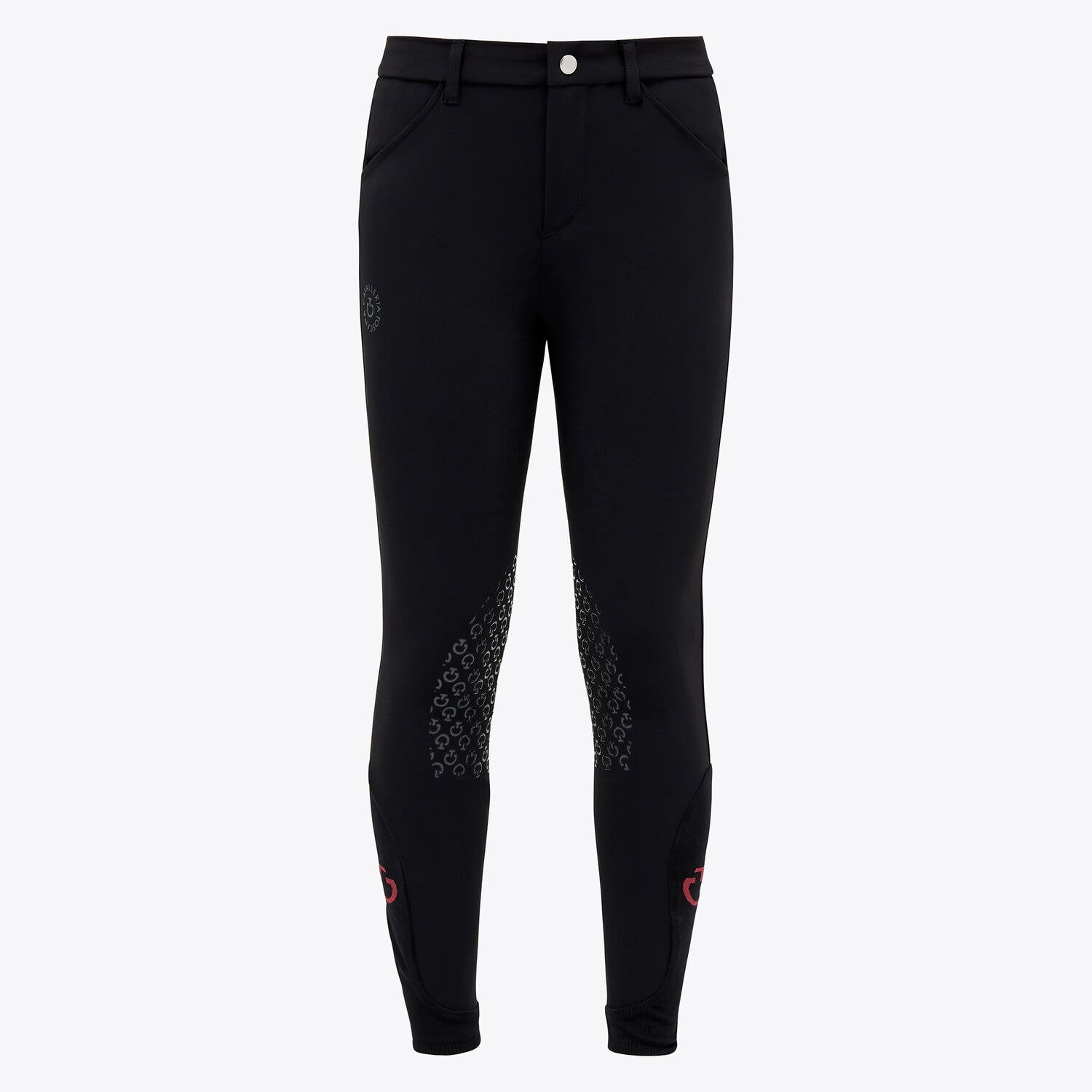 Cavalleria Toscana Cavalleria Toscana Unisex Young rider's knee grip jumping breeches BLACK-1