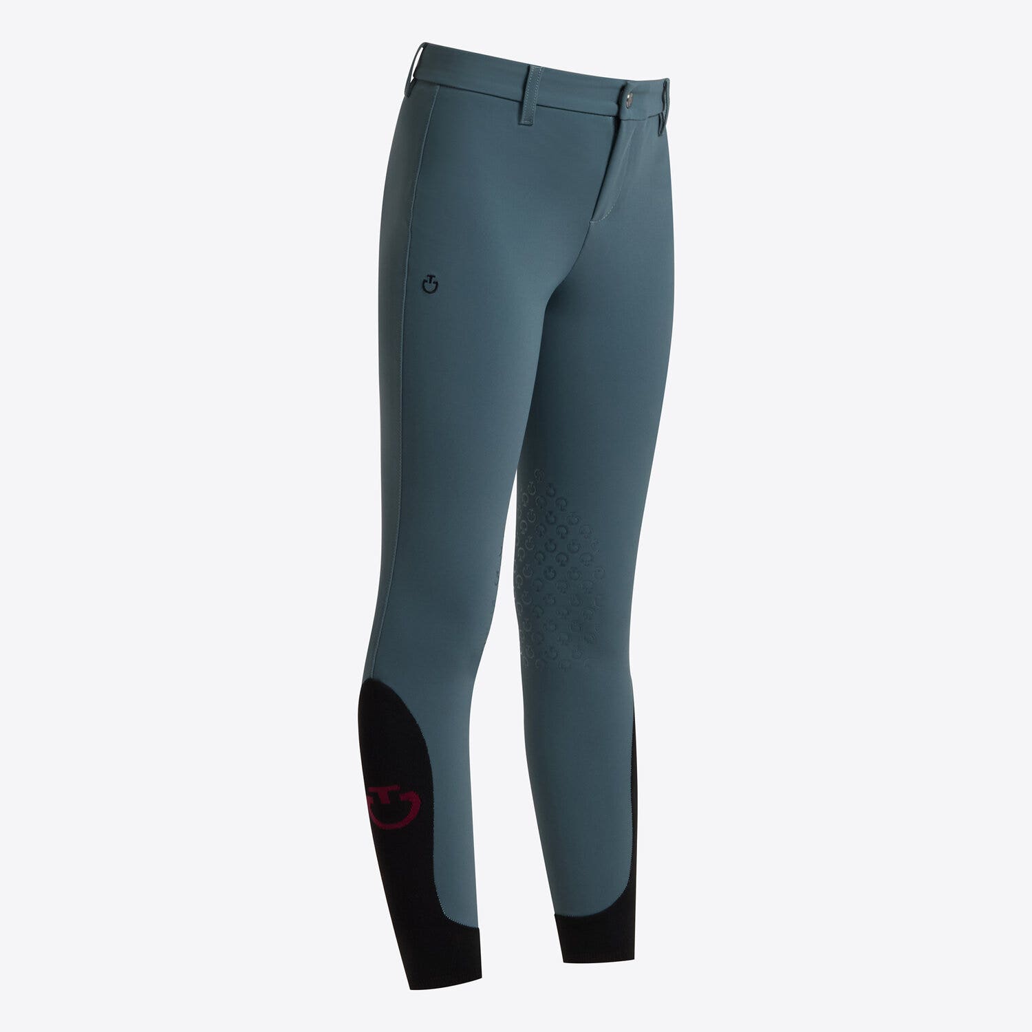 Cavalleria Toscana Kid's unisex riding breeches PETROLEUM-1