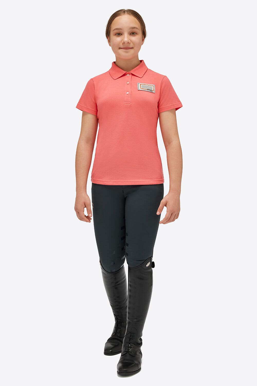 Rider's Gene Rider's Gene girl training Polo FUSCIA-1