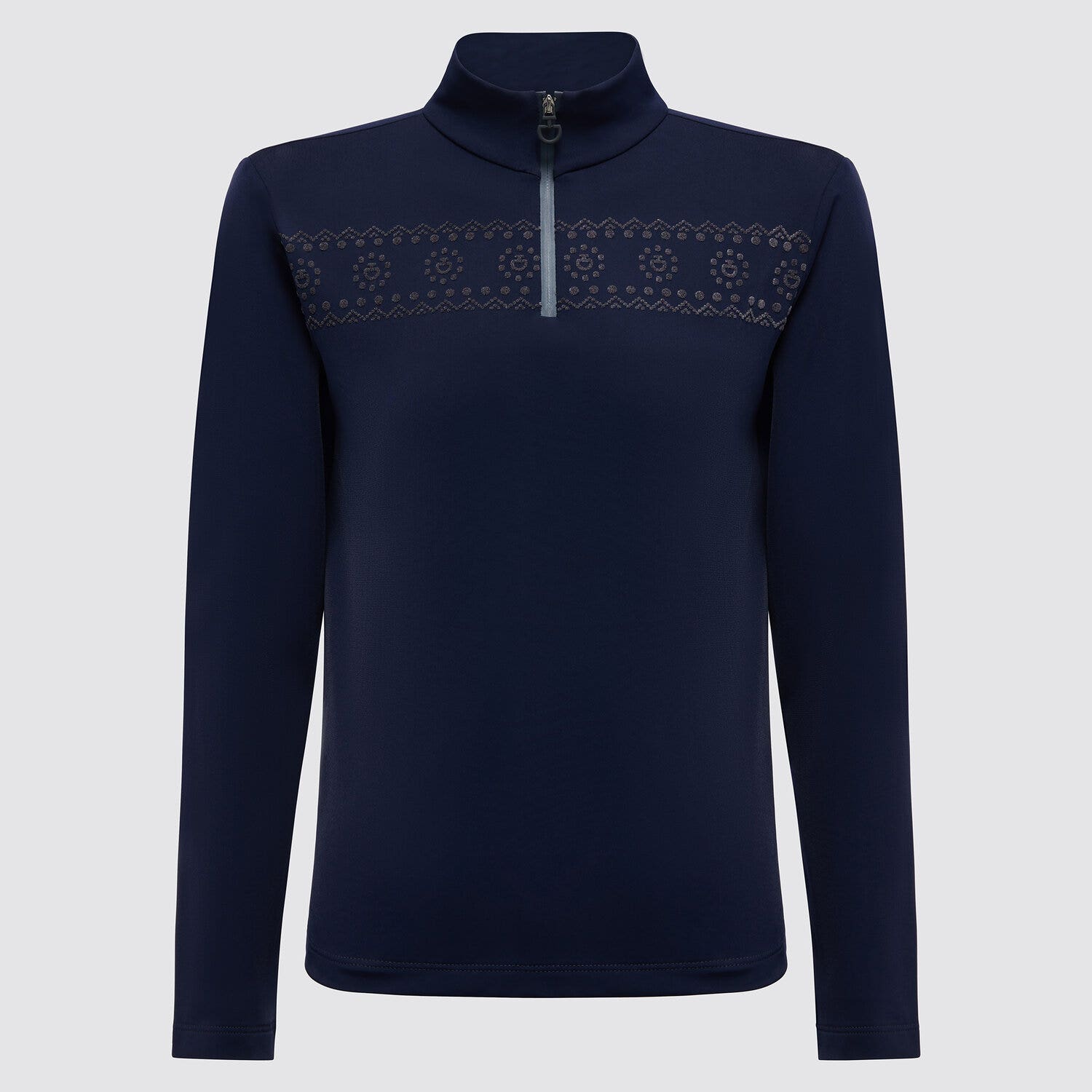 Cavalleria Toscana Unisex training polo NAVY-1