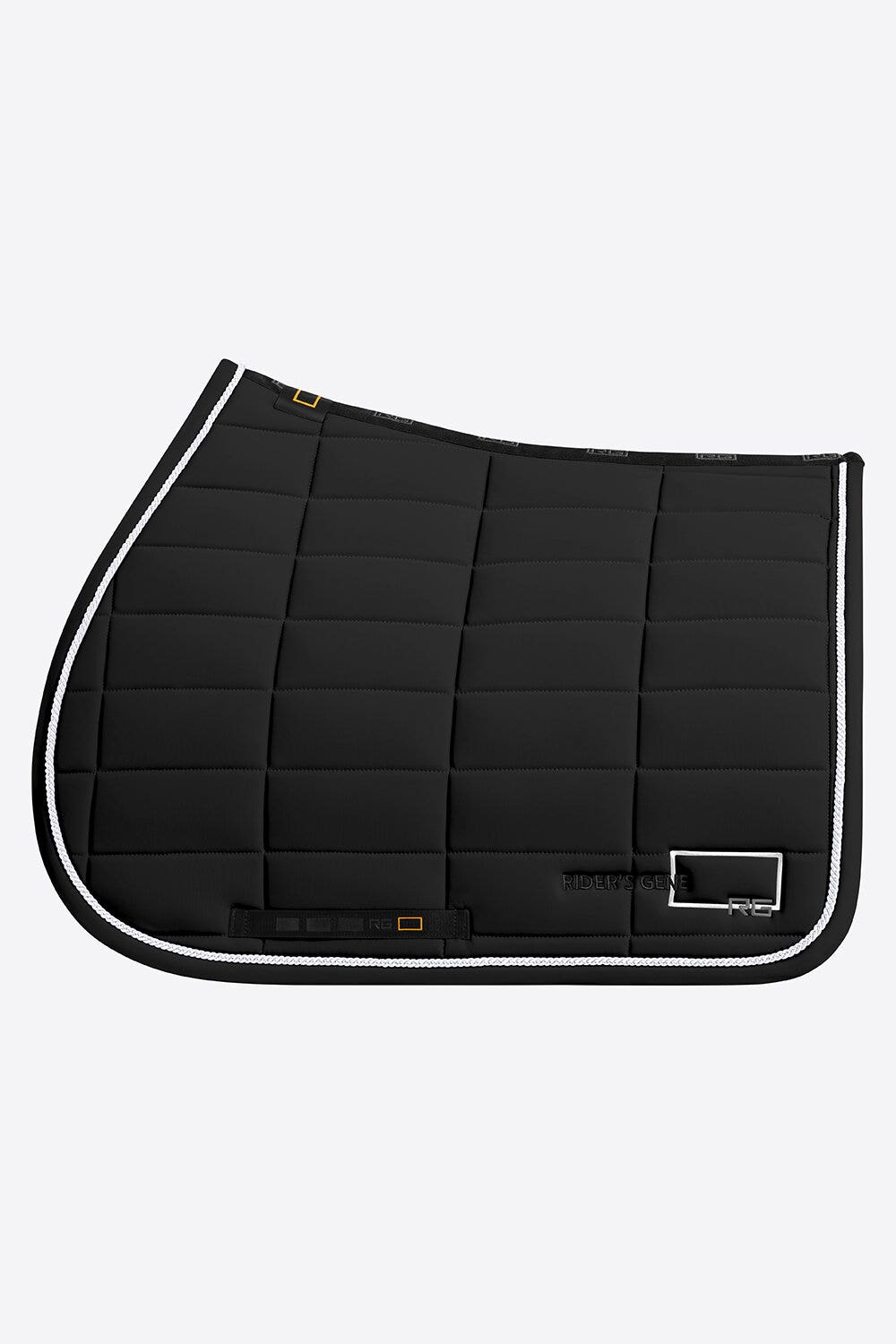 Rider's Gene Rider's Gene Jumping Saddle Pad in Jersey with Trim BLACK-1
