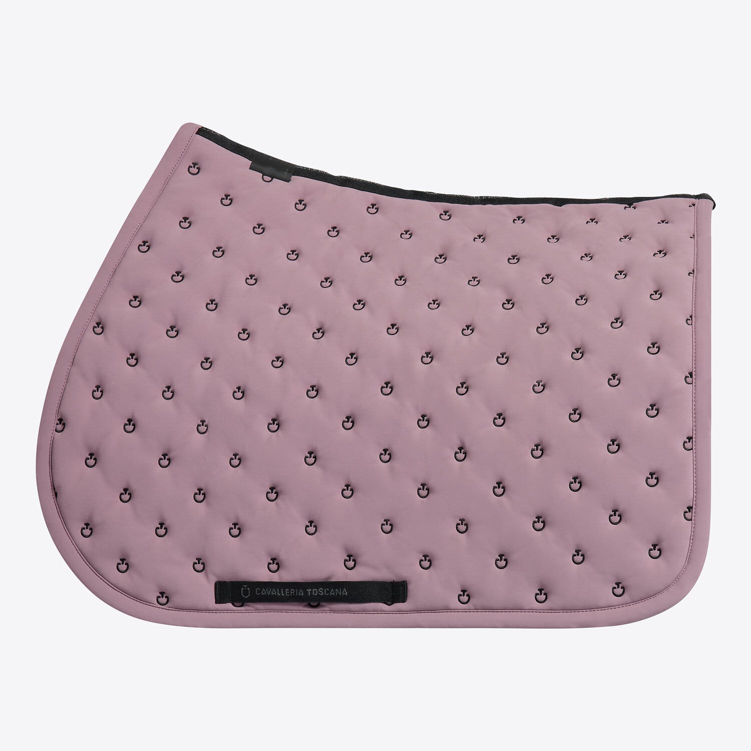 Cavalleria Toscana Cavalleria Toscana Jumping Saddle Pad with Quilted Design and Micro Logo GRAPE SHAKE-1