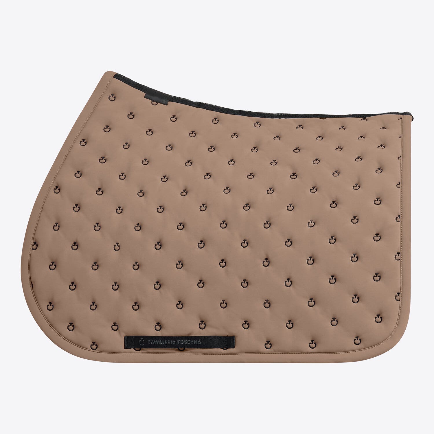 Cavalleria Toscana Cavalleria Toscana Jumping Saddle Pad with Quilted Design and Micro Logo WALNUT-1